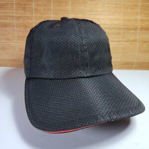 Puma x Batman Hat Black Honeycomb Red Accents Adjustable DC Comics Collab